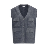 P.A.R.O.S.H. Gray Raccoon Fur Jackets And Coat